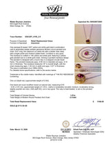 Estate 14K TT Gold 1.57ct Ruby Pendant