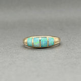 Estate 14K Y Gold Opal Ring