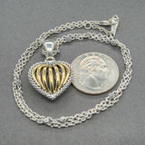 Estate Lagos SS 18 Fluted Heart Pendant