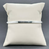 Estate SS Stepped Bangle Bracelet