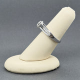 Estate 14K W Gold 0.96ctw H/I1-2 Diamond Eng. Ring