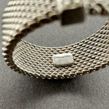 Estate Tiffany & Co. SS 0.08ctw Diamond Somerset Ring