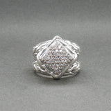 Estate John Hardy SS 18 Split Shank 0.27ctw Diamond Cable Ring