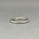 Estate 14K W Gold 0.31ctw H-I/SI2-I1 Diamond Anniversary Ring