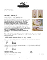 Estate 18K Y Gold 1.06ctw H/SI1-2 Diamond Pendant