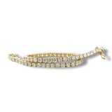 14K Y Gold 4.93ctw E/VS1 Lab-Created Diamond Tennis Bracelet