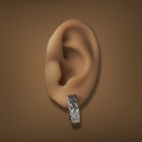 Estate 14K TT Gold 16.60mm Huggie Earrings