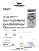 Estate 14K W Gold 0.31ctw H-I/SI2-I1 Diamond Anniversary Ring