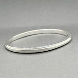 Estate SS Stepped Bangle Bracelet