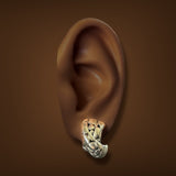 Estate John Hardy SS Kali Overlap Earrings