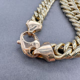 Estate 14K Y Gold Graduated 18” Curb Link Chain