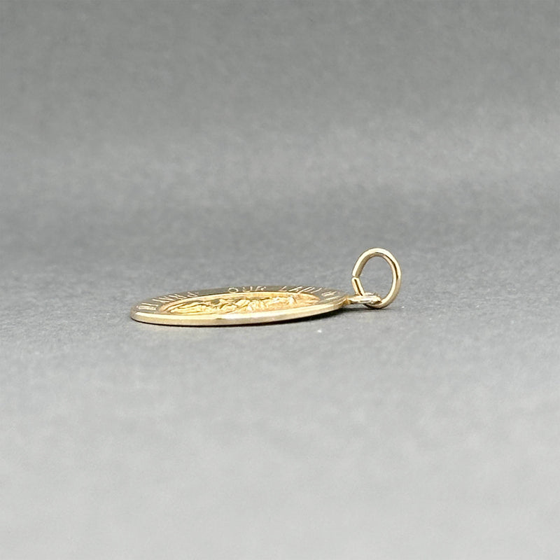 Estate 14K Y Gold Our Lady Of Mount Carmel Charm