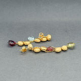 Estate Marco Bicego 18K Y Gold 7.71ctw Multistone Paradise Dangle Earrings