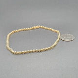 Estate 14K Y Gold 3.90ctw I-J/SI2 Diamond Anklet