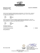 Estate 18K W Gold 10.24ctw G-H/SI1-2 Diamond Tennis Necklace