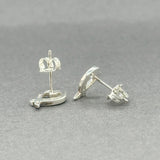 Estate Tiffany & Co. SS Picasso Mini Loving Heart Stud Earrings