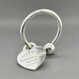 Estate Tiffany & Co. SS Please Return To Heart Key Ring