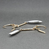 Estate 14K TT Gold Dangle Earrings