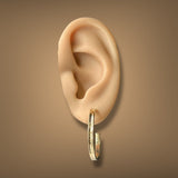 Estate Tiffany & Co. 18K Y Gold 1837 Hoop Earrings