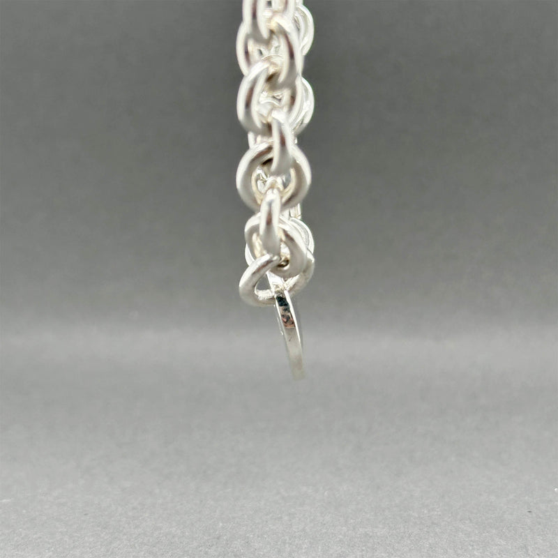 Estate Tiffany & Co. SS Oval Please Return To Necklace