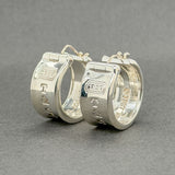 Estate Tiffany & Co. SS 1837 Hoop Earrings