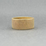 Estate Tiffany & Co. 18K Y Gold Somerset Mesh Ring
