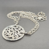 Estate Lois Hill SS Filigree Necklace