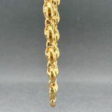 Estate 18K Y Gold 6.9mm 17.75” Puffed Anchor Chain