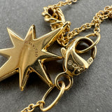 Estate David Yurman 18K Y Gold 0.21ctw Ruby Star Pendant