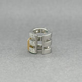Estate Tiffany & Co. Platinum 18 0.48ctw G-H/VS1-2 Diamond Ear Cuff Earring