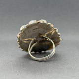 Estate SS Turquoise Cocktail Ring
