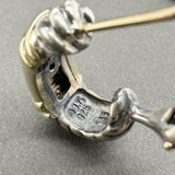 Estate David Yurman SS 14 Metro Clip Earrings