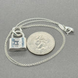 Estate Tiffany & Co. SS 1837 Padlock Pendant