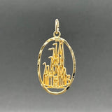 Estate Disney 14K Y Gold Cinderella’s Castle Pendant