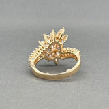 Estate 14K Y Gold 2.13ctw Diamond Cocktail Ring