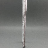 Estate 14K W Gold Triple Foxtail Link Chain