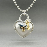 Estate Tiffany & Co. SS 18 Padlock Pendant