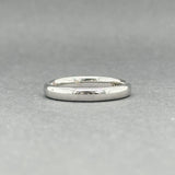 Estate 14K W Gold 2.81mm Wedding Ring