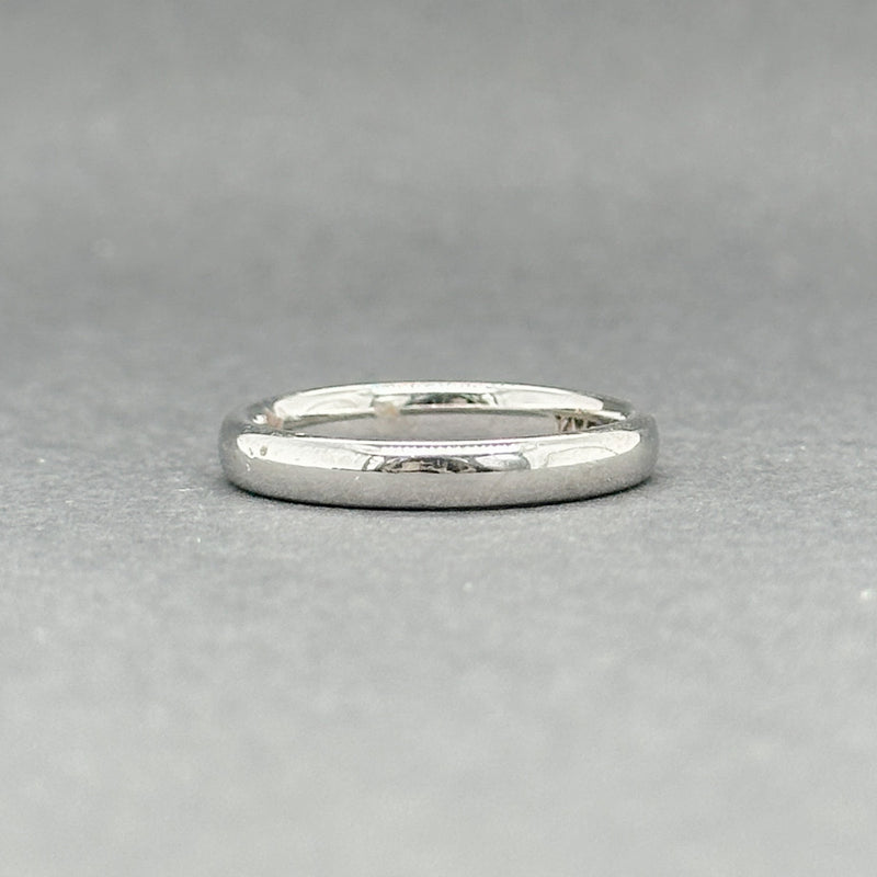 Estate 14K W Gold 2.81mm Wedding Ring
