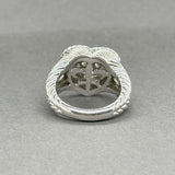 Estate Judith Ripka SS CZ Heart Ring
