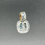 Estate David Yurman SS 14 Topaz Albion Enhancer Pendant