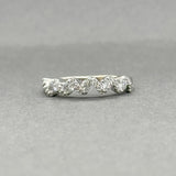 Estate 14K W Gold 0.51ctw H-I/SI2-I2 Diamond Ring