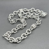Estate Judith Ripka SS CZ Heart Station Chain