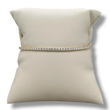 14K Y Gold 2.40ctw E-F/VVS2 Lab-Created Diamond Tennis Bracelet