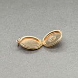 Estate 14K Y Gold Star of David Locket Pendant