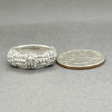 Estate Judith Ripka SS CZ Ring