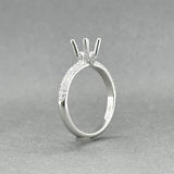 Estate 14K W Gold 0.30ctw H/SI1-2 Diamond Eng. Ring Semi-Mount