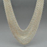 Estate Tiffany & Co. SS Peretti Mesh Bib Necklace