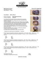 Estate Platinum 7.28ctw H-I/SI1 Diamond Eternity Ring