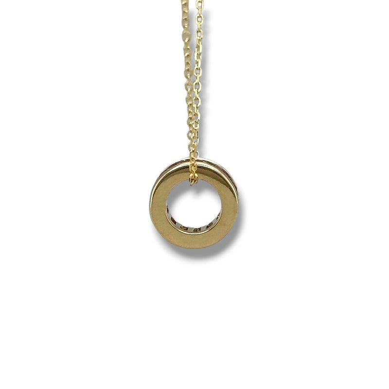 14K Y Gold 0.52ctw Ruby Rondell Pendant